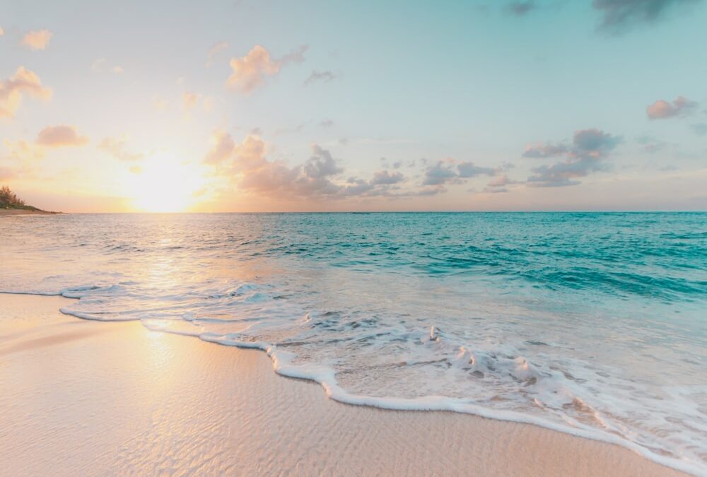 Plage, lumière douce